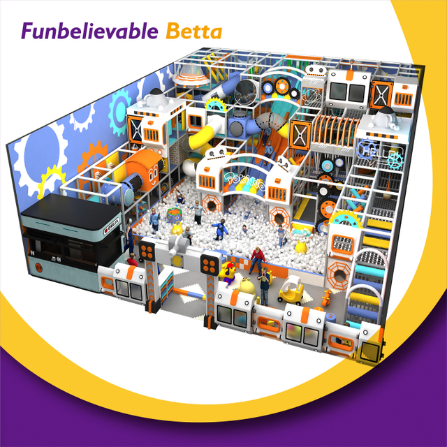Bettaplay Indoor Naughty Castle Equipo de juegos para ni&ntilde;os Centro de juegos Equipo para juegos de interior Toboganes