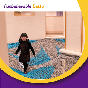 Bettaplay de alta calidad personalizar el juego de escalada Hot Rainbow Crochet Climbing Nets Kids para parque inferior 