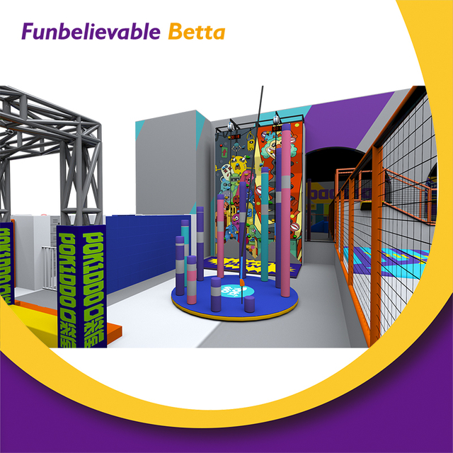 Bettaplay-patio de juegos interior con tema espacial, 868 metros cuadrados, baloncesto interactivo y desaf&iacute;o Ninja, equipo de parque de trampolines para ni&ntilde;os