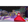 Bettaplay 1900SQM معدات ملعب داخلي ملون تجاري ناعم مع منطقة متاهات للأطفال