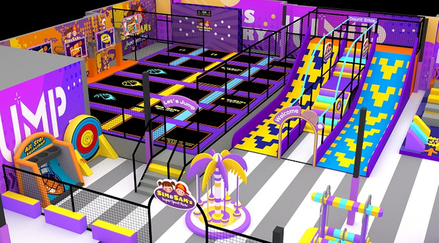 BETTAPLAY 760SQM INDOOR Commercial Playplayground Slide للأطفال التصميم البلاستيكي لمراكز التسوق