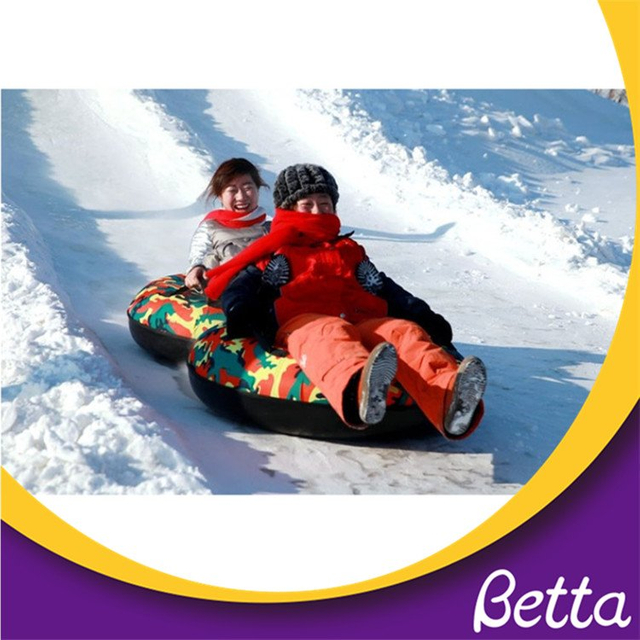 Tubo de nieve inflable con fondo de goma HDPE reforzado 