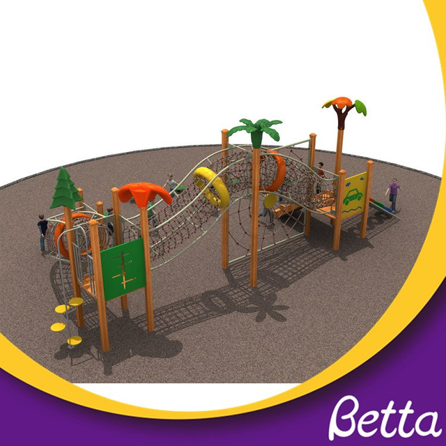 Equipo de parque de atracciones Red de estructura de escalada para ni&ntilde;os