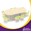 Colorful Classroom moon shape kids table kindergarten furniture