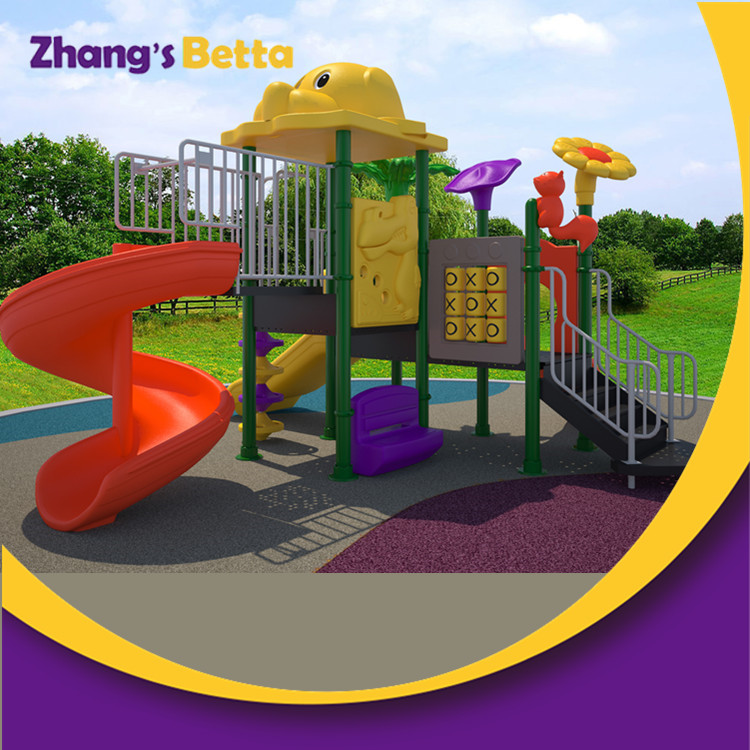 Hot Sell Large Outdoor Playground Slide Plastic Playground Material Backyard Play Equipment 
