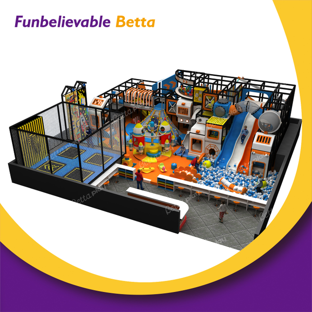 Equipo de juegos interior colorido Bettaplay para centro comercial