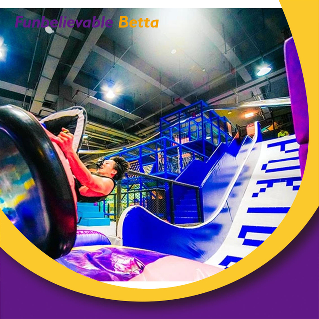 Bettaplay Ski Ski Ski Rainbow Slide Trampoline Park para Trampoline Park para niños en venta