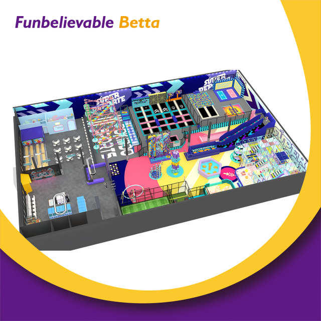 Bettaplay 2290 м&sup2;, красочные конфетные оттенки, серия приключений для альпинистов на большой высоте, подходящая для всех возрастов