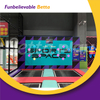 Bettaplay 650㎡ &Aacute;rea de juegos interior Centro de juegos interior Parque de trampolines Toboganes grandes para centros comerciales comerciales