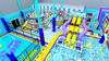BetTaplay 4160SQM Colorido Interactive Interactive Inter -Inter Commercial Soft Play For Kids Plastic Trampoline Park
