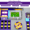 Bettaplay 1500SQM Parque de aventuras cubierto para ni&ntilde;os Zona de juego suave comercial con laberintos Trampol&iacute;n en venta