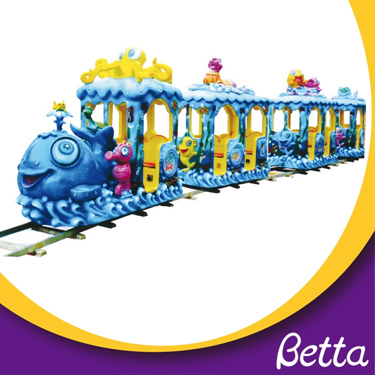 Commercial amusement park cartoon children's electric train