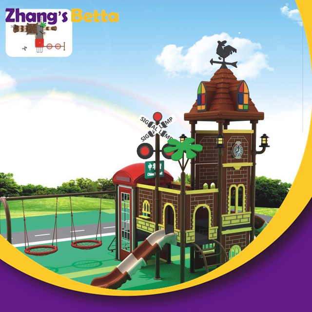 Interesante nuevo dise&ntilde;o de parque infantil al aire libre ensamblado