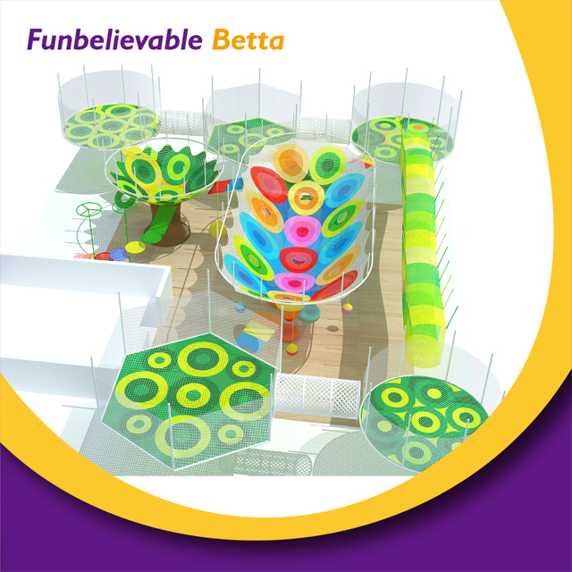 Bettaplay Crochet Indoor Kids Rope Playing Park Parkground Equipment Autor de salto de cuerda