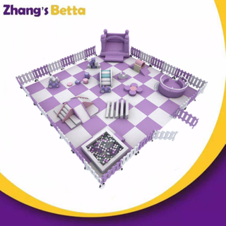 Bettaplay Soft Play Package Kids Purple Inflatable Castle Indoor Equipment