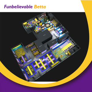 Bettaplay, equipo de juego suave al por mayor, parque interior de trampol&iacute;n para ni&ntilde;os de diversi&oacute;n de salto de Fitness grande