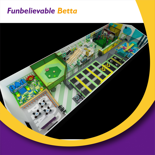 Bettaplay Kids Крытый игровой центр с веревочной сеткой Производитель игрового оборудования для детей