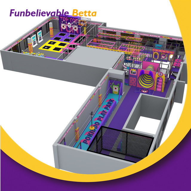 Bettaplay 1900 m2, el equipo de juegos interior m&aacute;s popular, parque infantil de juegos suaves