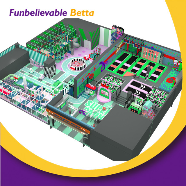 Bettaplay 770 m&sup2; Juegos de interior para ni&ntilde;os Equipo de juegos Castillo travieso