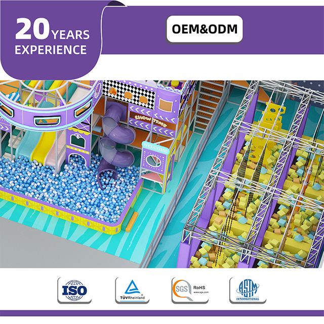 BetTaplay 310sqm Juego interno comercial establecido para niños pequeños que escalan Home School Park de aventuras parque comercial Compensador