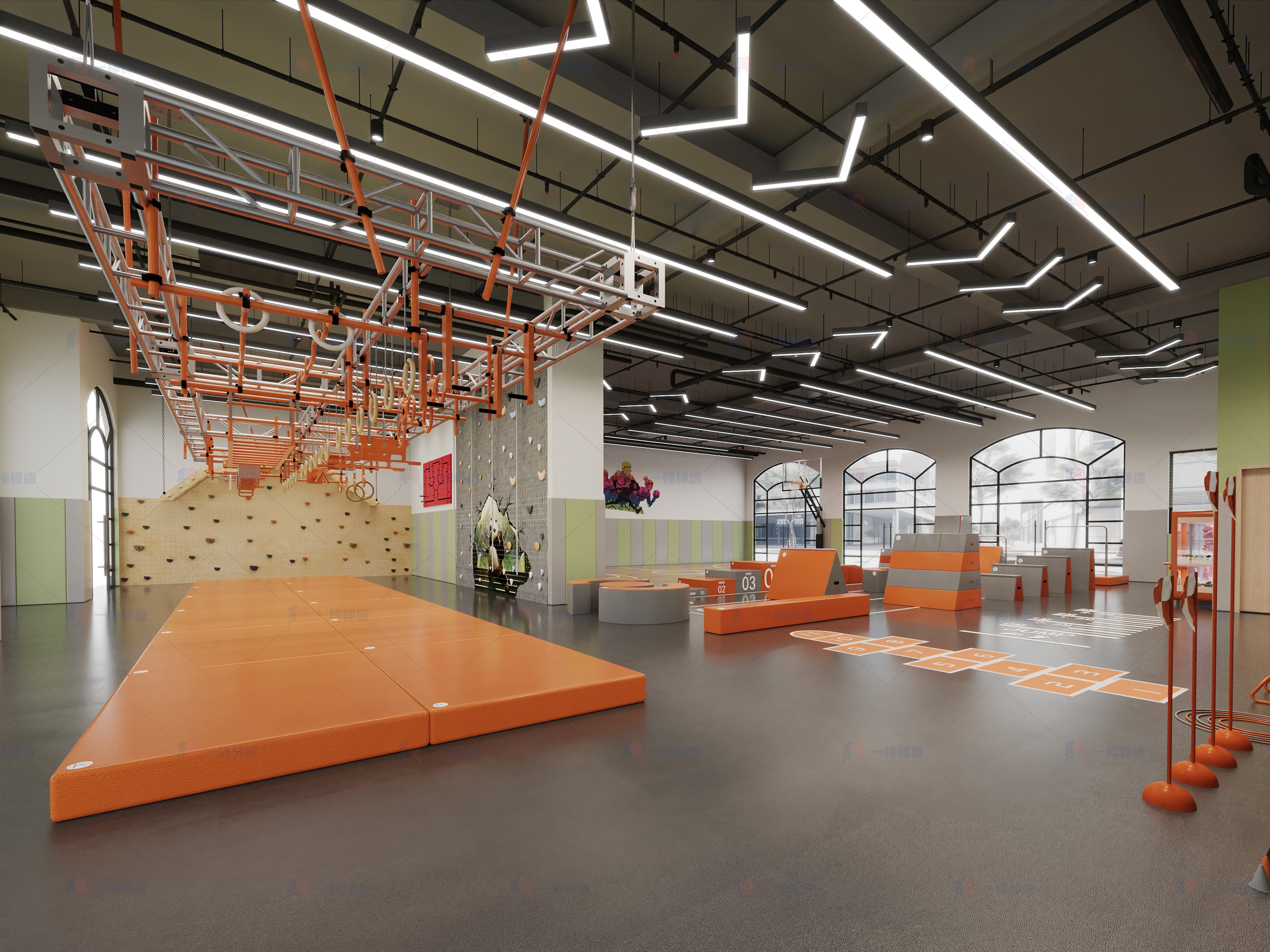 Pokiddo Fitnes Case: Family Entertainment Fitness Center en Jiangxi