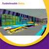 Bettaplay 1900SQM Equipo de trampol&iacute;n interior para ni&ntilde;os con tem&aacute;tica de ensue&ntilde;o de moda p&uacute;rpura Centro de entretenimiento con piscina de bolas con toboganes m&uacute;ltiples