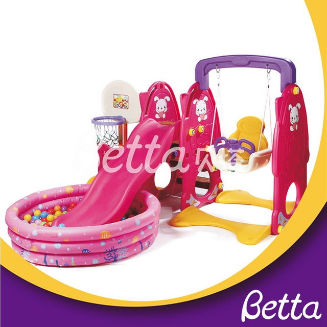 Bettaplay para niños pequeños equipos de juego de plástico y parque infantil