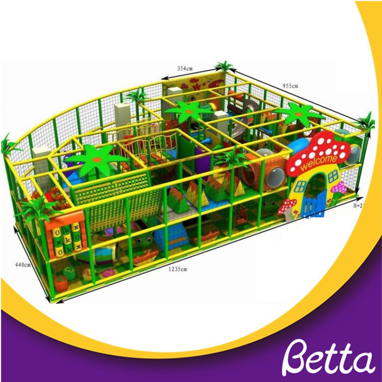 Colorful kids indoor playground for party and play equipment