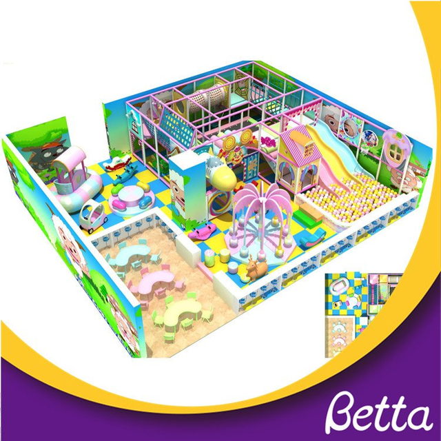 Equipo de juego suave para ni&ntilde;os, peque&ntilde;o parque infantil interior