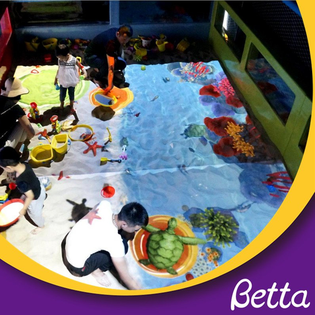 Juegos de playa interactivos para ni&ntilde;os para centro de juegos interior