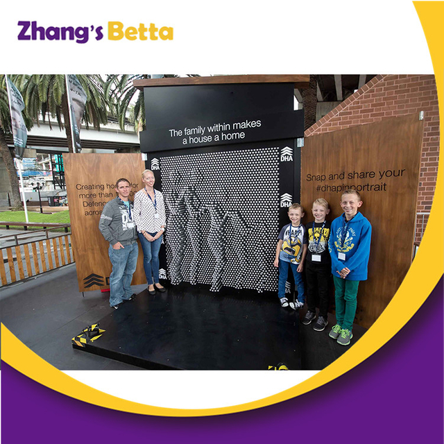 حار بيع 3D البلاستيك الإطار دبوس الفن