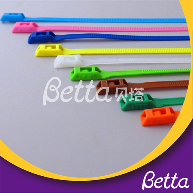 Bettaplay High Quality Wholesale Nylon Heavy Duty Secure Cable Tie To Foam Tube For Indoor Playground