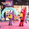 Disfraz de mascota de dibujos animados de personaje de patio interior Pokiddo