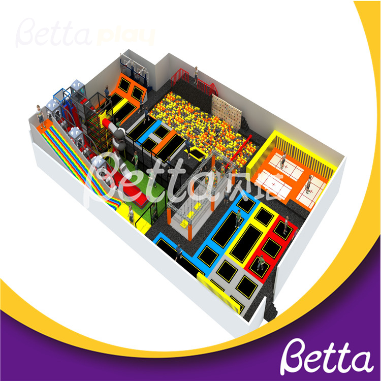 Bettaplay Customized Trampolines Park for Indoor Playground