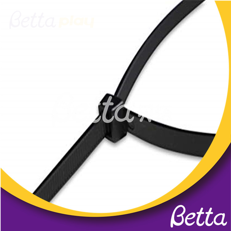 Bettaplay Cheap Self Locking Plastic Silicone Cable Tie for Indoor Playground