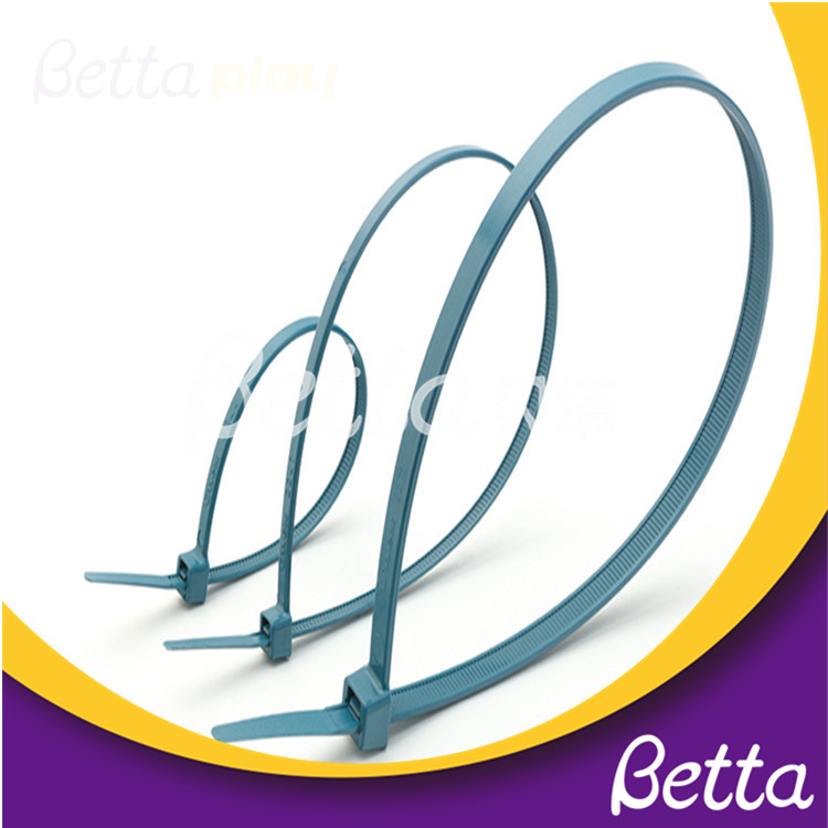Bettaplay Cheap Self Locking Plastic Silicone Cable Tie for Indoor Playground