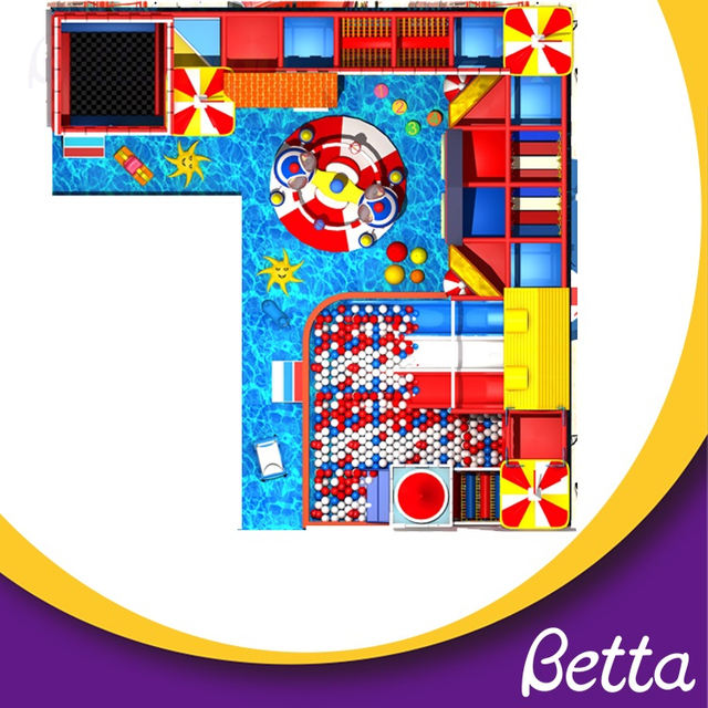 منطقة لعب داخلية صغيرة للأطفال قادمة جديدة