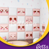 Proveedor de juego suave de pared colorida personalizada de seguridad para niños para jardín de infantes de parque inferior 