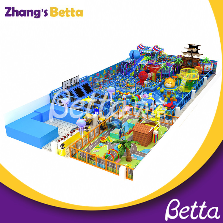 2019 Betta Indoor Playground with Foam Pit Commercial Trampoline Park