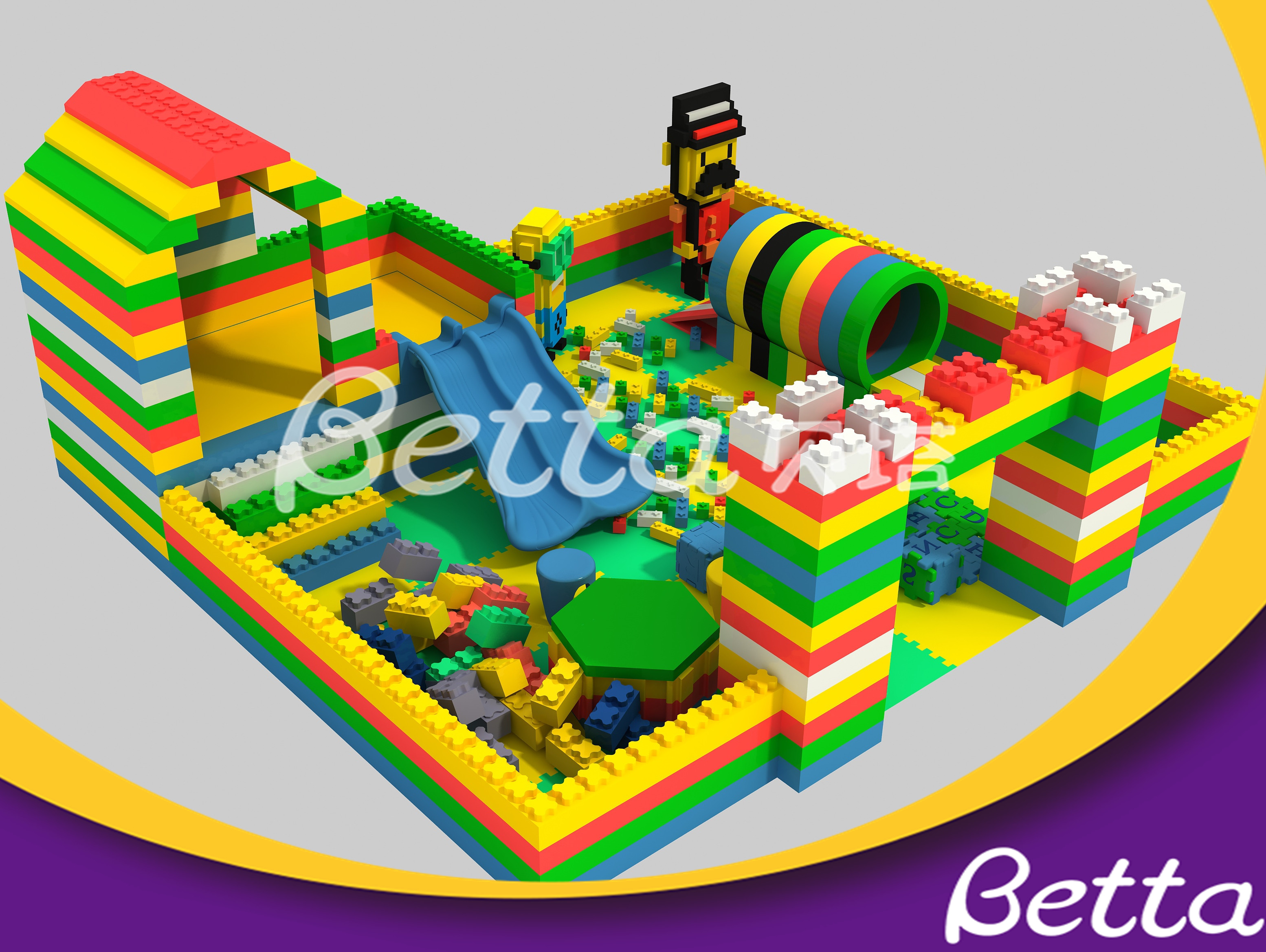 Hot Sale DIY Epp Foam Block Building Educational Toy for Kids Indoor Playground