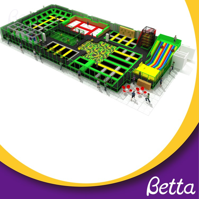 حدائق الترامبولين الاحترافية الخارجية والداخلية للبيع