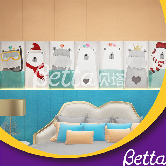 Bettaplay Nuevo dise&ntilde;o de acolchado de pared para habitaci&oacute;n de ni&ntilde;os