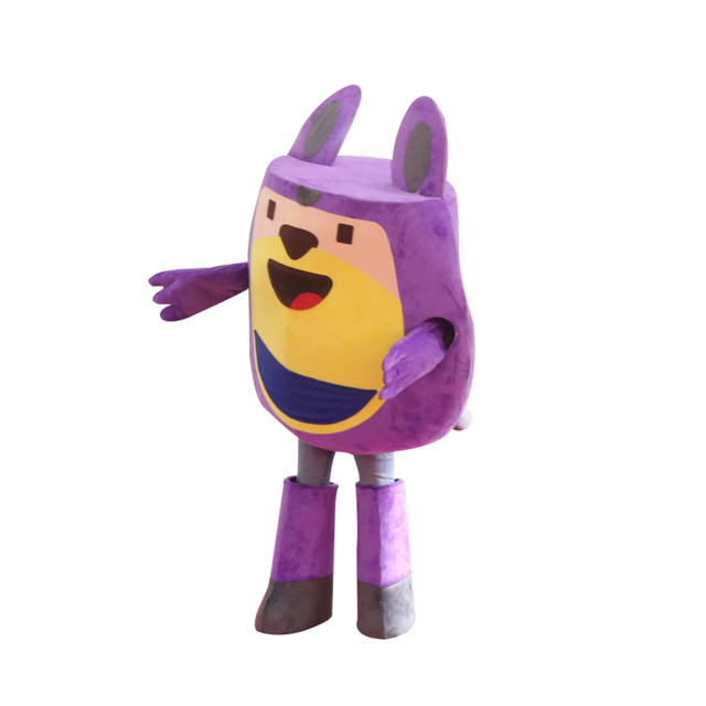 Disfraz de caricatura de caricatura de personaje de juegos de parque inferior
