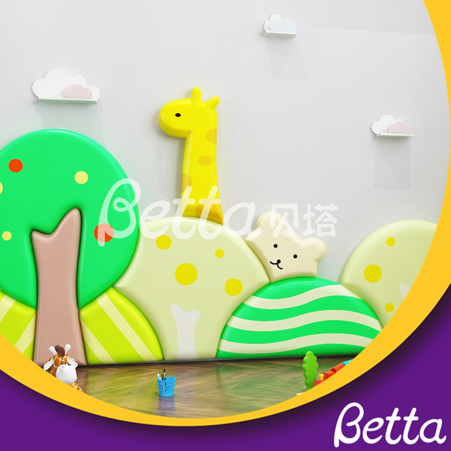 Pared de seguridad de pared suave personalizada para el patio interior de la habitaci&oacute;n de los ni&ntilde;os