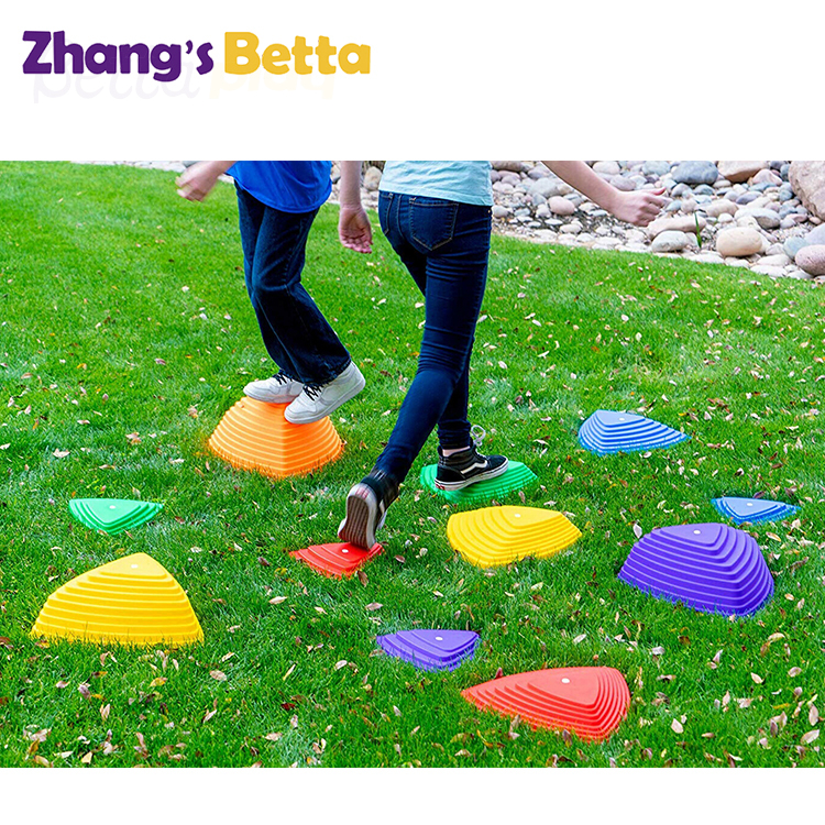 Wholesale Balance Stepping Stones Plastic River Stone Toy China Supplier